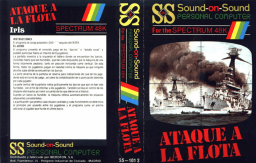 Ataque a la Flota box art for ZX Spectrum